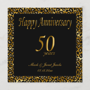 Happy 50th Anniversary Invitation