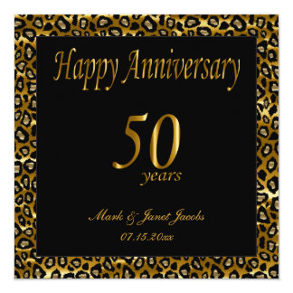 Happy 50th Anniversary Invitation