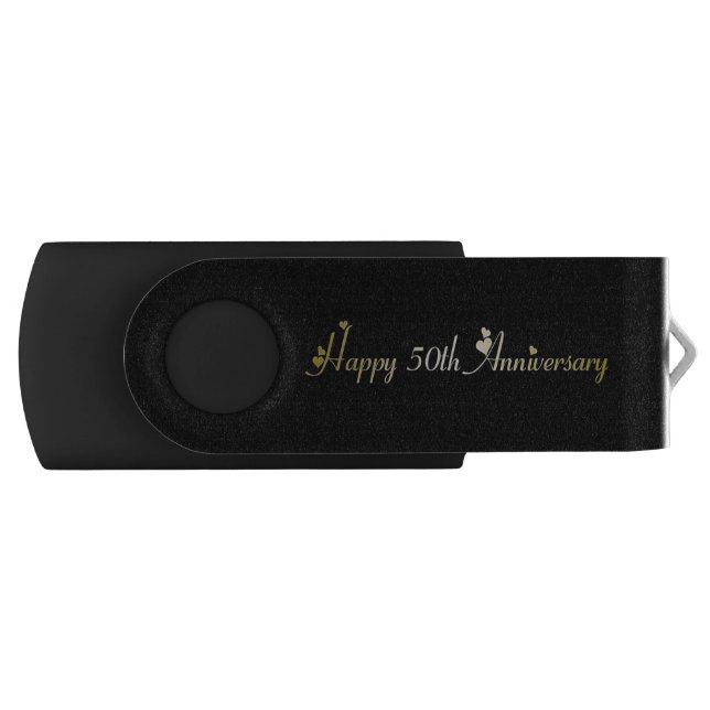 Happy 50th Anniversary USB Flash Drive (Front)