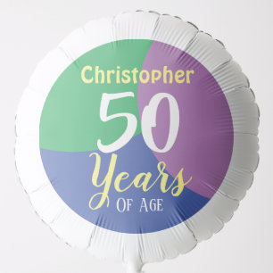 Happy 50th Birthday Balloon