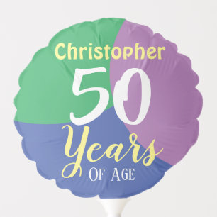 Happy 50th Birthday Balloon