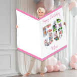 Happy 50th Birthday Big 50 Number Photo Collage Card<br><div class="desc">Say Happy 50th Birthday with a giant birthday card and a unique photo collage. This extra large birthday card for mom has the big 50 filled with your own family photos. The template is set up for you to edit Mom to mummy, mama or any other name you like. You...</div>
