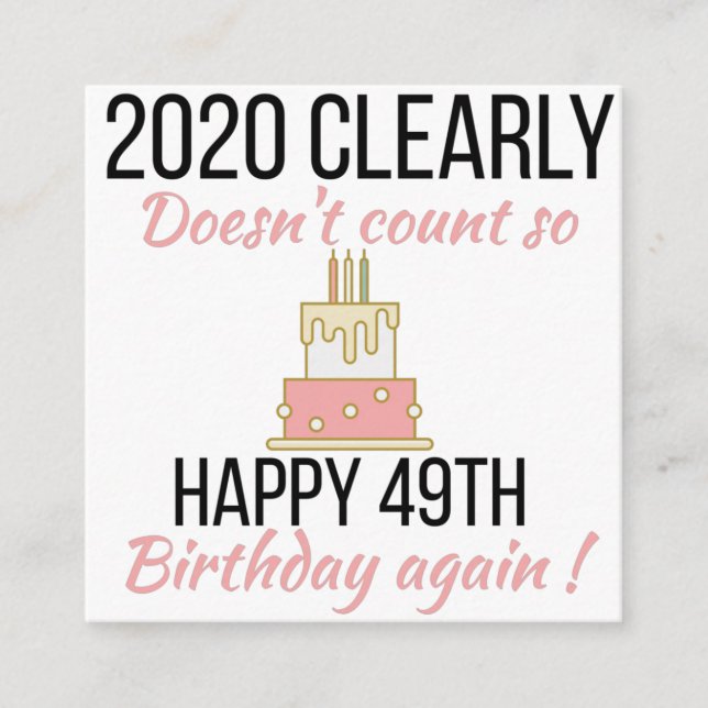 Happy 50th Birthday, Funny 50th birthday card (Front)