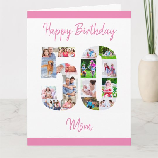 50th birthday card ideas for mom