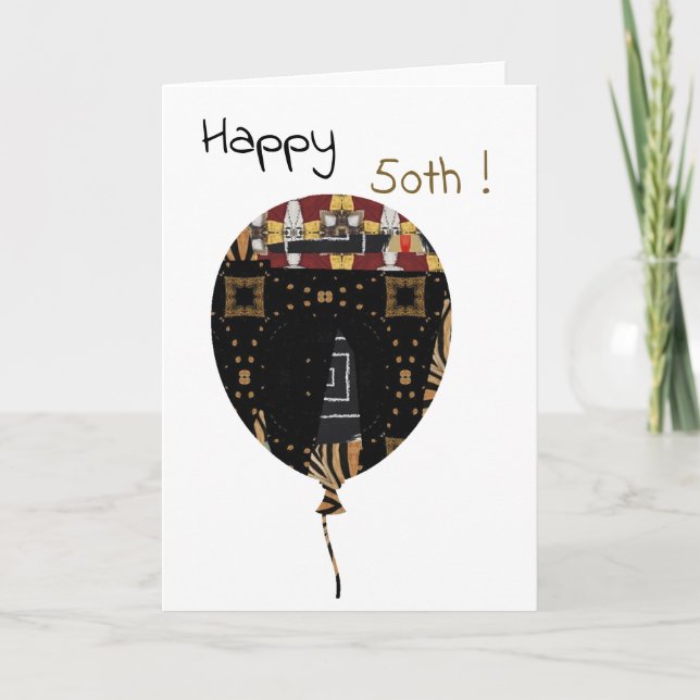 Happy 50th card (Front)