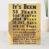 Happy 50th Gold Wedding Anniversary