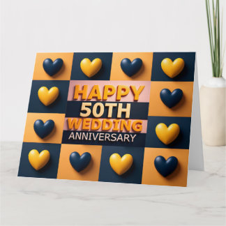 Happy 50th Wedding Anniversary Card