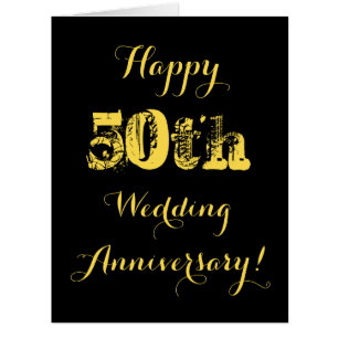 Happy 50th Wedding Anniversary Card