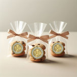 Happy 50th wedding anniversary diamonds and gold classic round sticker<br><div class="desc">Celebrate your 50th wedding anniversary in style with this exquisite white and gold double heart adorned with stunning faux diamonds. A symbol of enduring love and commitment,  this elegant piece is the perfect way to mark this milestone occasion.</div>