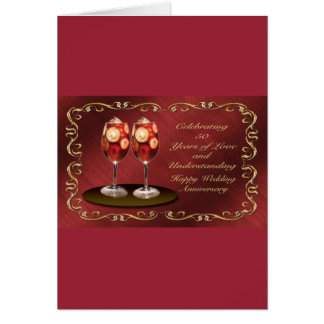 Happy 50th Wedding Anniversary Greeting Card