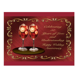 Happy 50th Wedding Anniversary Greeting Card