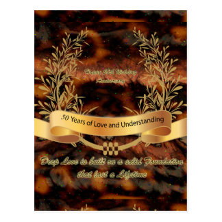 Happy 50th Wedding Anniversary Greeting Cards