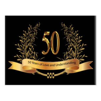 Happy 50th Wedding Anniversary Greeting Cards
