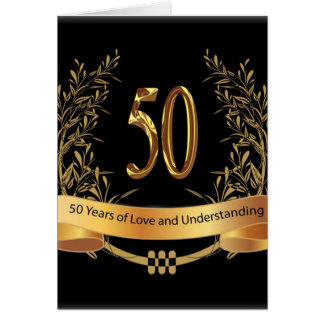 Happy 50th Wedding Anniversary Greeting Cards