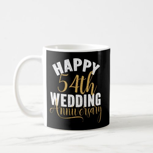 Happy 54Th Wedding Anniversary For Coffee Mug