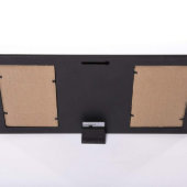 Happy 55th Anniversary Black Double Photo Frame (Back)