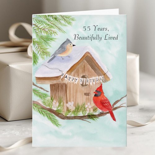  Happy 55th Birthday Birds at Birdhouse
