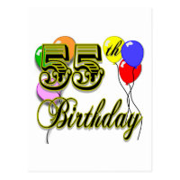 Happy 55th Birthday Cards - Greeting & Photo Cards | Zazzle