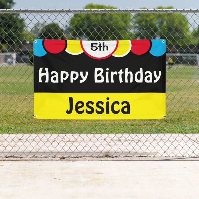 Happy 5th Birthday Jessica Banner (Insitu)