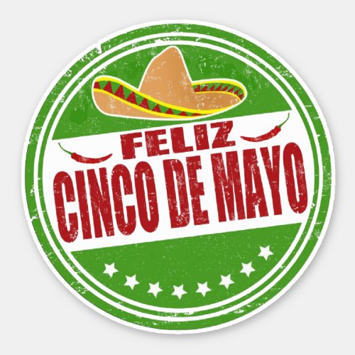 Happy 5th Of May Cinco de Mayo Sticker