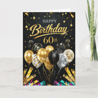 Happy 60th Birthday Card