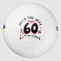 Happy 60th Birthday Golf Balls