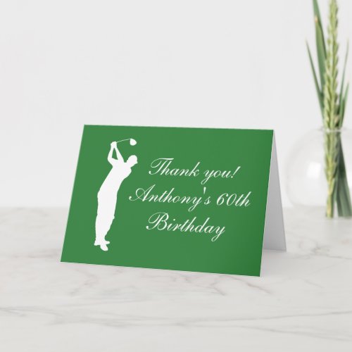 Happy 60th Birthday Golfer Sports Par 