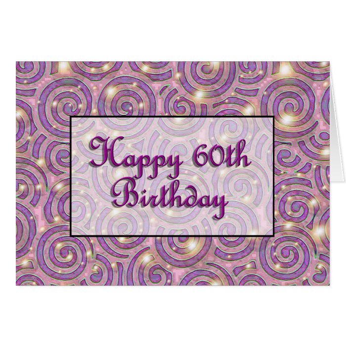 Happy 60th Birthday Greeting Cards