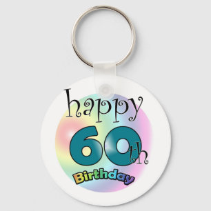 Happy 60th Birthday Keychain