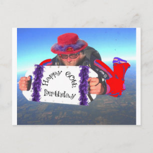 Happy 60th Birthday Postcard