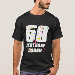 Happy 60th Birthday Squad Happy 60 Year Old Birthd T-Shirt
