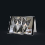 HAPPY "60th"BIRTHDAY TO MY "TWIN" CARD<br><div class="desc">THESE TWO "TWINS" WANT TO WISH "YOUR TWIN" A "HAPPY 60th BIRTHDAY" AND YOU CAN CHANGE THE VERSE ON THIS AND ALL MY CARDS AS WELL. MAKE THEM YOUR OWN IF YOU WISH!!!!  THANKS FOR STOPPING BY ONE OF MY EIGHT STORES!</div>