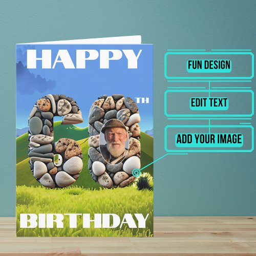Happy 60th Not Over the Hill Birthday Card
