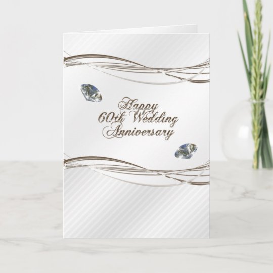 Hy 60th Wedding Anniversary Card Zazzle Hy 60th Wedding Anniversary Card