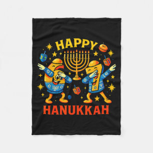 Happy 67 Hanukkah Funny Holiday Meme Design Fleece Blanket