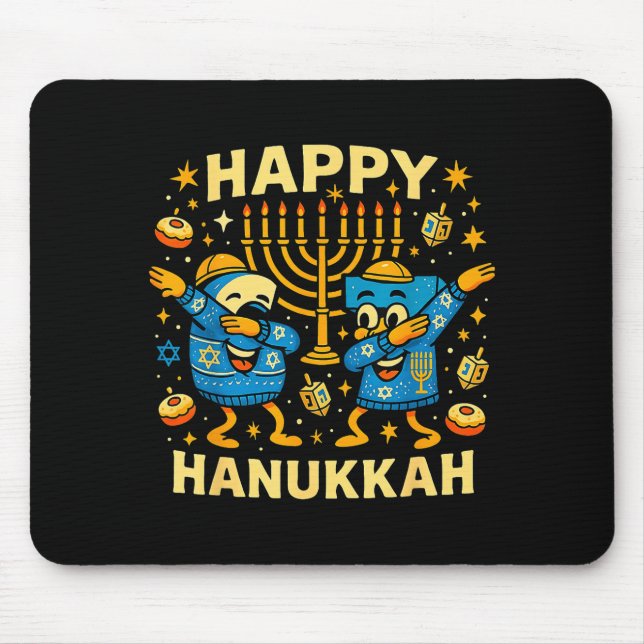 Happy 67 Hanukkah Funny Holiday Meme Design  Mouse Pad (Front)