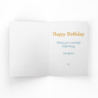 Happy 6 Month Birthday Penguin and Moon Blue