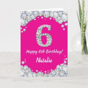 Happy 6th Birthday Girl | Greeting Card