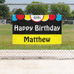 Happy 6th Birthday Matthew Banner