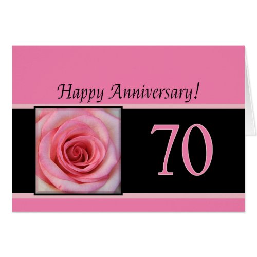 Happy 70th Anniversary roses