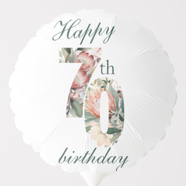 Happy 70th Balloon (Front)