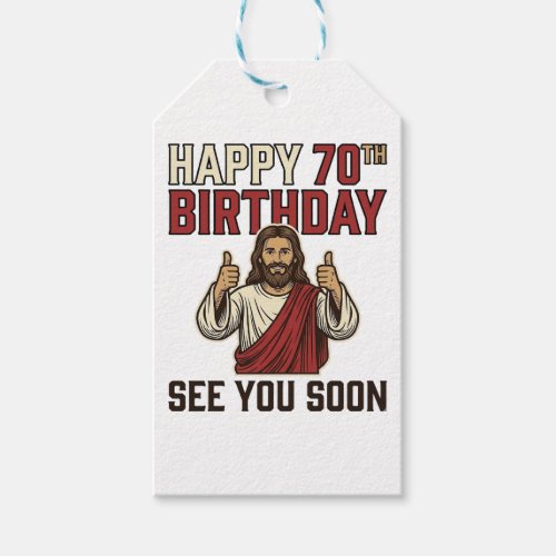 Happy 70th Birthday See You Soon Vintage Shirt Gift Tags