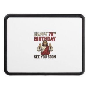 Happy 70th Birthday See You Soon Vintage Shirt Hitch Cover