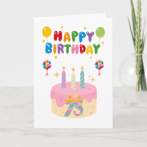 happy 75th birthday card