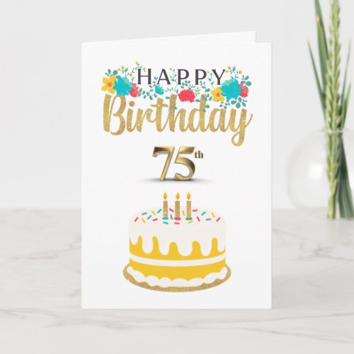 happy 75th birthday card