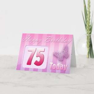 Happy 75th Birthday Grand Mother Great-Aunt Mom Card