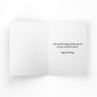 Happy 75th Birthday Purple and Silver Glitter Card