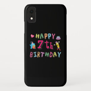 Happy 7th Birthday. 7 year old. iPhone XR Case