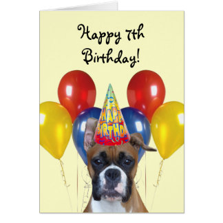 Happy 7th Birthday Cards | Zazzle