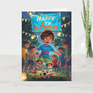 Happy 7th Birthday Card